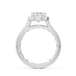 Load image into Gallery viewer, White Gold Halo Diamond Engagement Ring Semi-Mount
Fits Centre: 2.00c