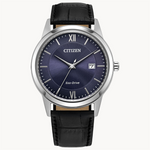 Load image into Gallery viewer, CITIZEN Men's Stainless Steel Eco-Drive Dress Watch with Blue Dial