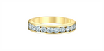 Load image into Gallery viewer, Lady&#39;s 14K Yellow Gold Channel Set Lab Diamonds Band
Diamond Shape: Round
