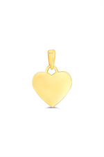 Load image into Gallery viewer, 10K Yellow Gold Polished Heart Pendant 
 
Length: 16mm
Width: 12mm

