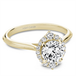 Load image into Gallery viewer, Yellow Gold Vintage Diamond Semi-Mount
