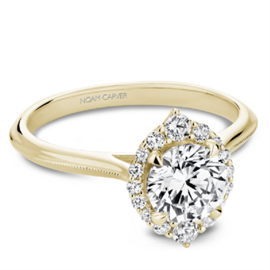 Yellow Gold Vintage Diamond Semi-Mount