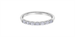 Load image into Gallery viewer, Lady&#39;s 10K White Gold Prong Set Diamonds Band
Diamond Shape: Oval
To
