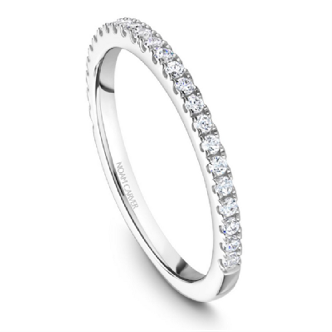 Lady's White Gold Prong Set Diamonds Band
Diamond Shape: Round