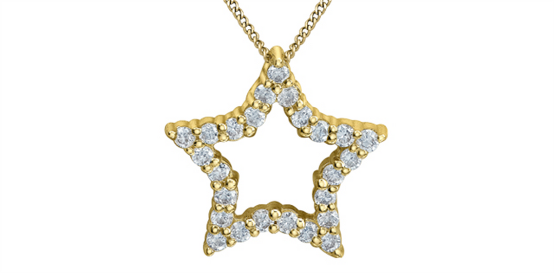 10K Yellow Gold Lab Diamonds Star Pendant Necklace

PENDANT
Total D