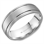 Load image into Gallery viewer, Men&#39;s Gold Domed Band with Satin Finish
