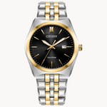 Load image into Gallery viewer, CITIZEN Men&#39;s Stainless Steel Eco-Drive Dress Watch with Black Dial
