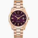 Load image into Gallery viewer, BULOVA Men&#39;s Stainless Steel Automatic Dress Watch with Purple Dial
C
