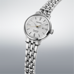 Load image into Gallery viewer, SEIKO Lady's Stainless Steel Automatic Dress Watch with White Dial
Co