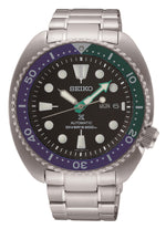 Load image into Gallery viewer, SEIKO Men&#39;s Stainless Steel Automatic Divers Watch with Black Dial
