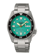 Load image into Gallery viewer, SEIKO5 Men&#39;s Stainless Steel Automatic Sport Watch with Teal Dial
