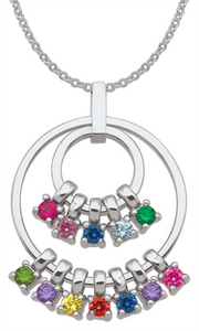 Personalized Yellow Gold Round 
Number of stones available: 1 - 12