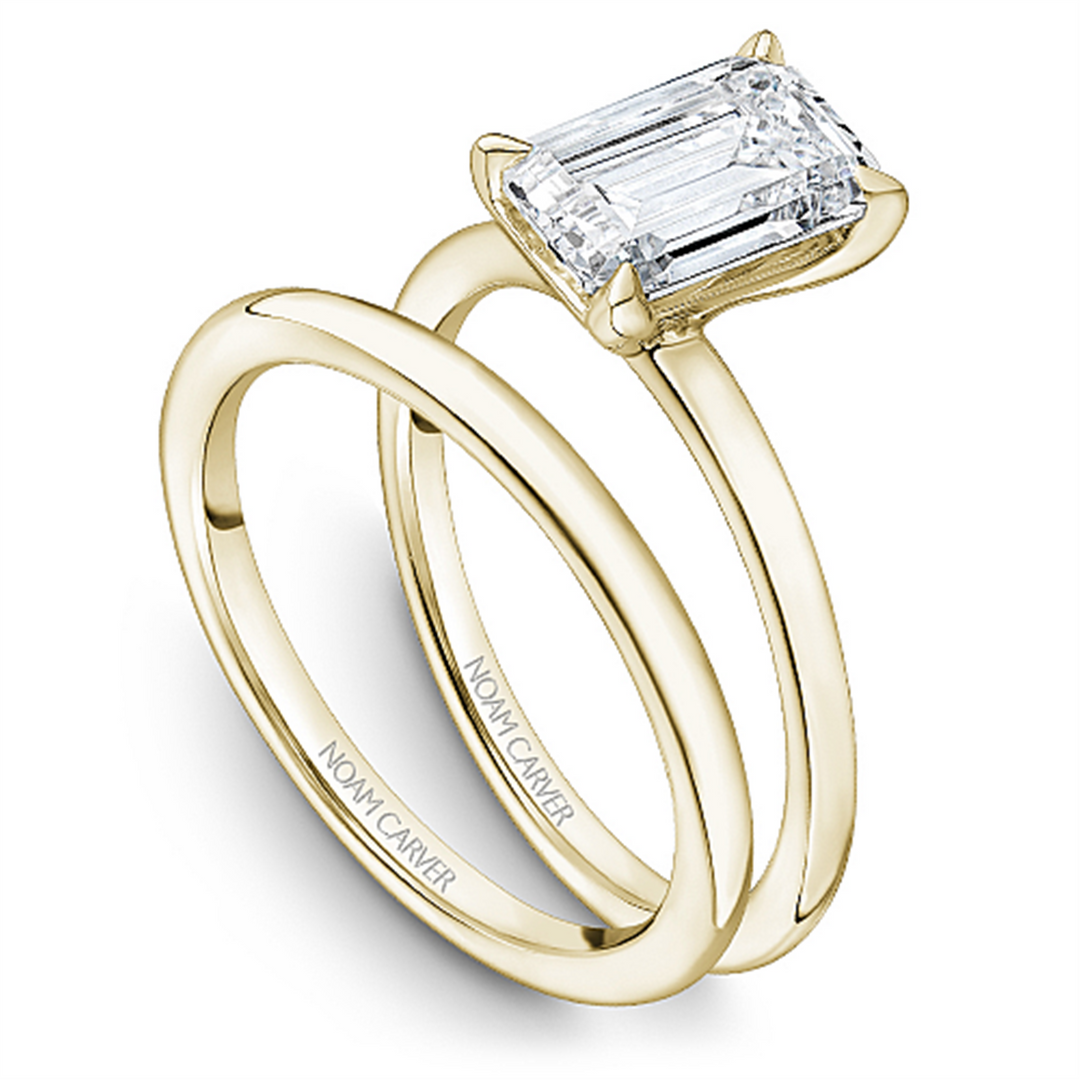 Yellow Gold Solitaire Engagement Ring Mount
Fits Centre: 2.00ct Emera
