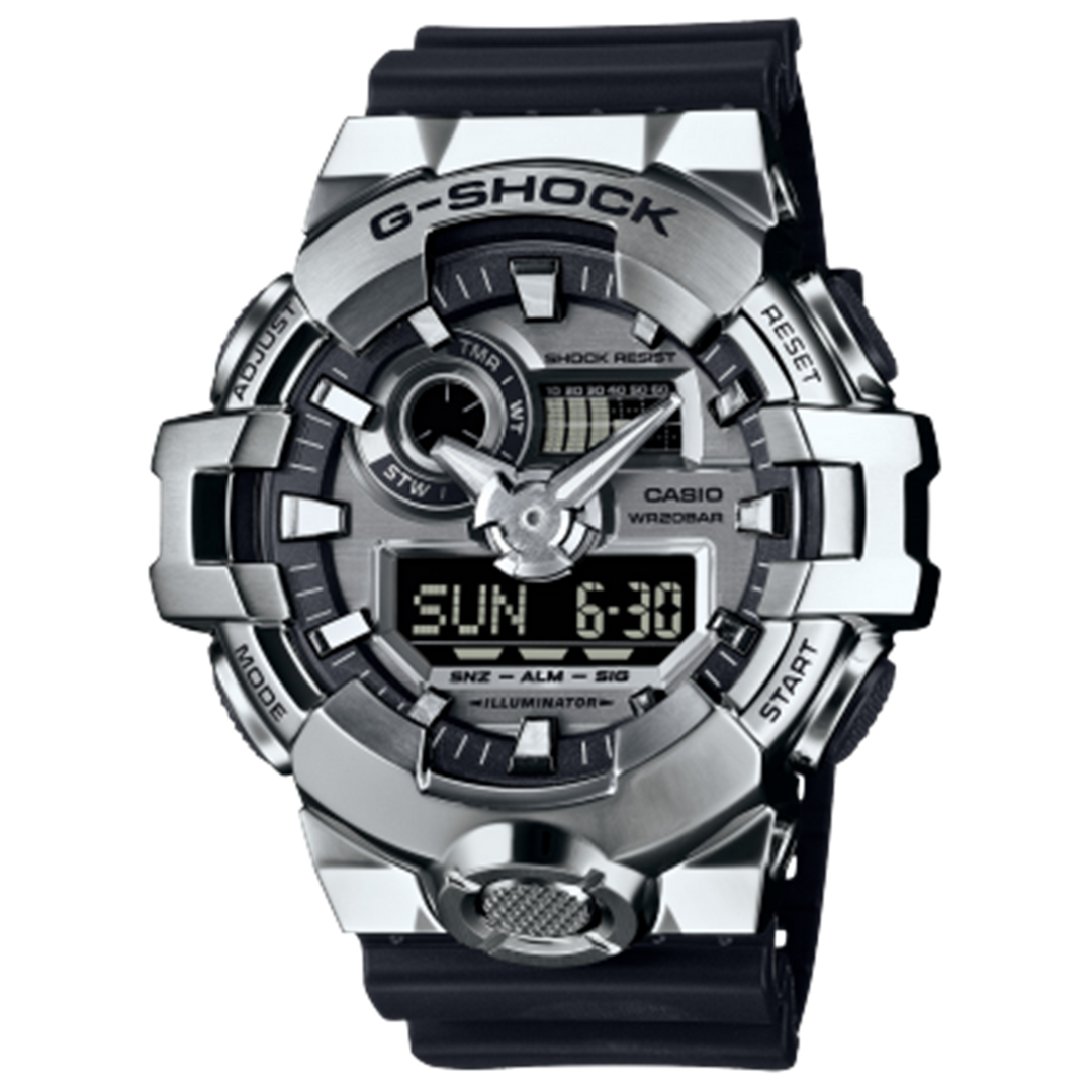 GSHOCK Men's Stainless Steel Analogue/Digital Sport Watch with Steel D