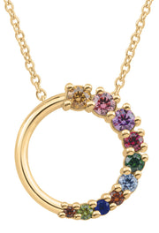 Personalized Yellow Gold Round 
Number of stones available: 5 - 12