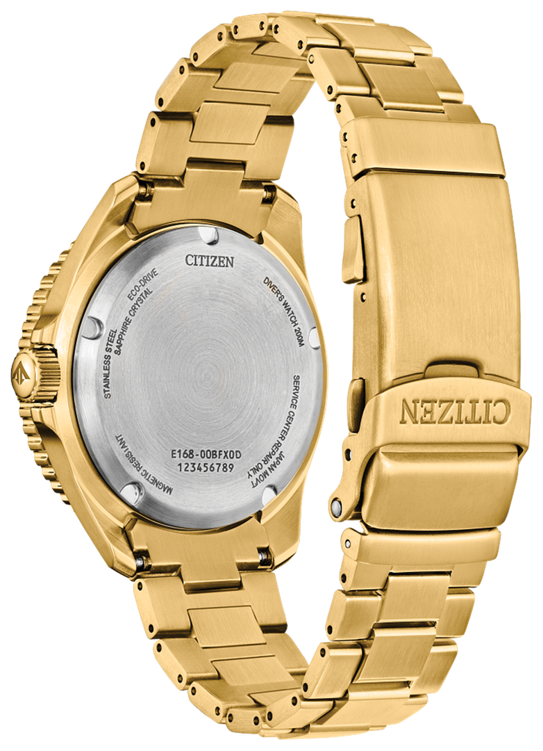 CITIZEN Men's Stainless Steel Solar Divers Watch with Green Dial
Coll