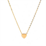 Load image into Gallery viewer, 10K Yellow Gold Heart Polished Pendant Necklace

PENDANT
Dimensions
