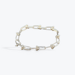 Load image into Gallery viewer, 10K White GoldU-Link Bracelet
Bracelet Width: 6mm
Length: 7.5&quot;
