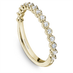 Load image into Gallery viewer, Lady&#39;s Yellow Gold Prong Set Diamonds Band
Diamond Shape: Round
