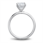 Load image into Gallery viewer, White Gold Hidden Halo Diamond Engagement Ring Semi-Mount
Fits Centre