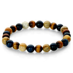 Load image into Gallery viewer, Brown Tiger Eye Bead Bracelet 
Length: 8&quot;
