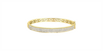 Load image into Gallery viewer, 10K Yellow Gold Diamonds Bangle 
Total Diamonds: 2.55 cttw I2 I/J 
T
