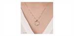 Load image into Gallery viewer, 10K White &amp; Yellow Gold Diamond Mom Pendant Necklace

PENDANT
Total
