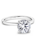 Load image into Gallery viewer, White Gold Solitaire Mount