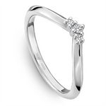 Load image into Gallery viewer, Lady&#39;s White Gold Tiara Diamonds Band
Diamond Shape: Round
