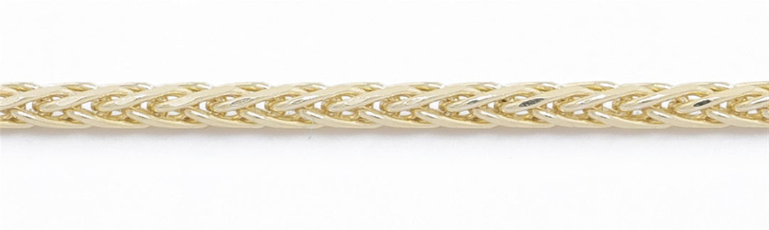 10K Yellow Gold Wheat Chain 
Length: 18"- 20"