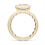 Load image into Gallery viewer, Yellow Gold Solitaire Diamond Engagement Ring Semi-Mount
Fits Centre:
