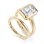 Load image into Gallery viewer, Yellow Gold Solitaire Diamond Engagement Ring Semi-Mount
Fits Centre:
