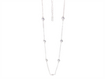 Load image into Gallery viewer, Sterling Silver Round Necklace

CHAIN	
Sterling Silver Cable Link C
