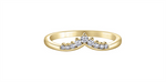Load image into Gallery viewer, Lady's 10K Yellow Gold Tiara Diamonds Band
Diamond Shape: Round