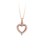 Load image into Gallery viewer, 10K Rose Gold Heart Pendant Necklace
