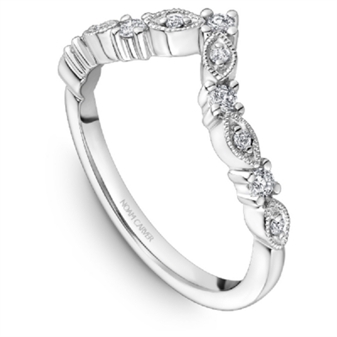 Lady's White Gold Tiara Diamonds Band
Diamond Shape: Round