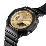 Load image into Gallery viewer, GSHOCK Unisex Carbon/Resin Analogue/Digital Sport Watch with Gold Dial
