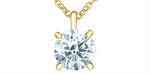 Load image into Gallery viewer, 14K Yellow Gold Lab Diamond Pendant Necklace

PENDANT
Total Diamond