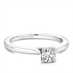 Load image into Gallery viewer, 14K White Gold Solitaire Round Diamond Engagement Ring
