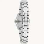 Load image into Gallery viewer, BULOVA Lady&#39;s Stainless Steel Quartz Dress Watch with Light Blue Dial
