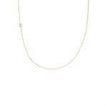 Load image into Gallery viewer, Personalized 14K Yellow Gold Initial H Necklace

Note: Initial E sho
