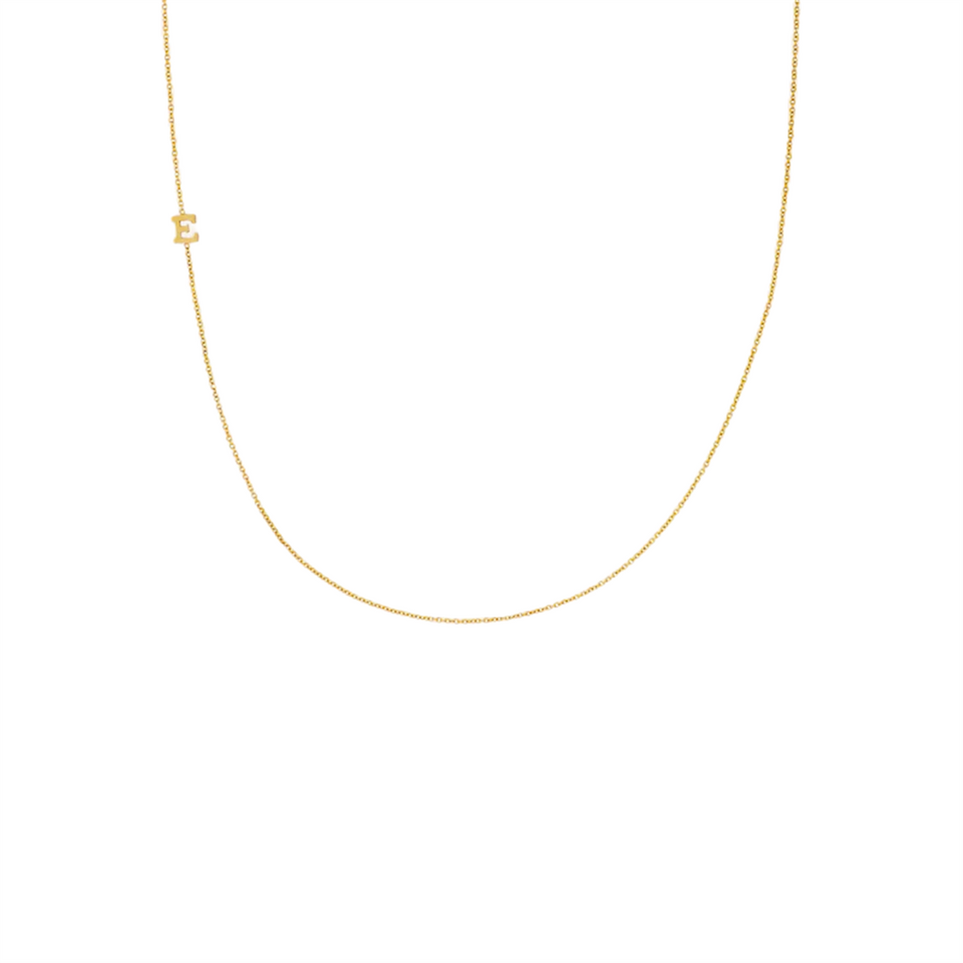 Personalized 14K Yellow Gold Initial H Necklace

Note: Initial E sho