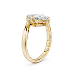 Load image into Gallery viewer, Yellow Gold Solitaire Diamond Engagement Ring Semi-Mount
Fits Centre: