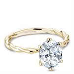 Load image into Gallery viewer, Yellow Gold Solitaire Mount