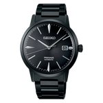 Load image into Gallery viewer, SEIKO Men&#39;s Stainless Steel Automatic Dress Watch with Black Dial
Col
