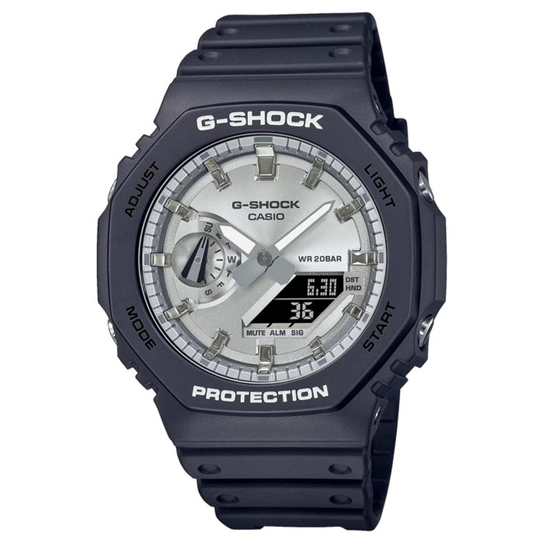 GSHOCK Unisex Carbon/Resin Analogue/Digital Sport Watch with Steel Dial