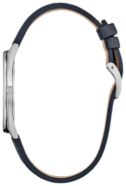 CITIZEN Men's Stainless Steel Eco-Drive Dress Watch with Blue Dial