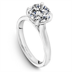 Load image into Gallery viewer, White Gold Solitaire Engagement Ring Mount
Fits Centre: 2.00ct Round