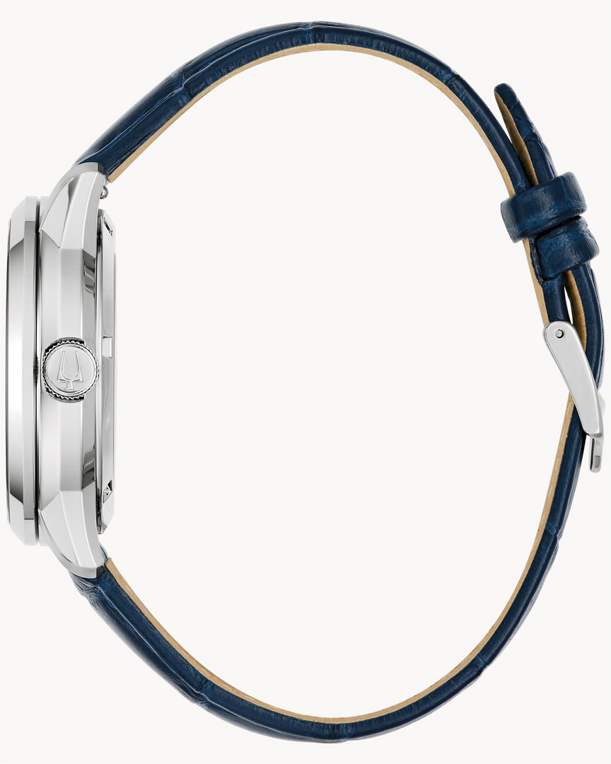 BULOVA Men's Stainless Steel Automatic Dress Watch with Steel Skeleton