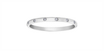 Load image into Gallery viewer, Lady&#39;s 10K White Gold Gypsy Set Diamonds Band
Diamond Shape: Round
